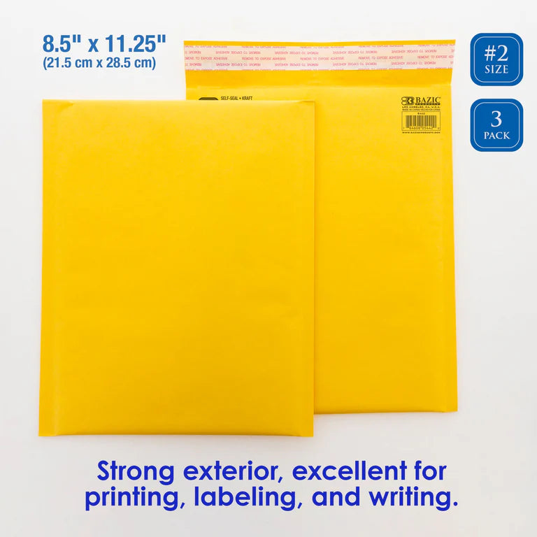 BAZIC 8.5" X 11.25" (#2) Self-Seal Bubble