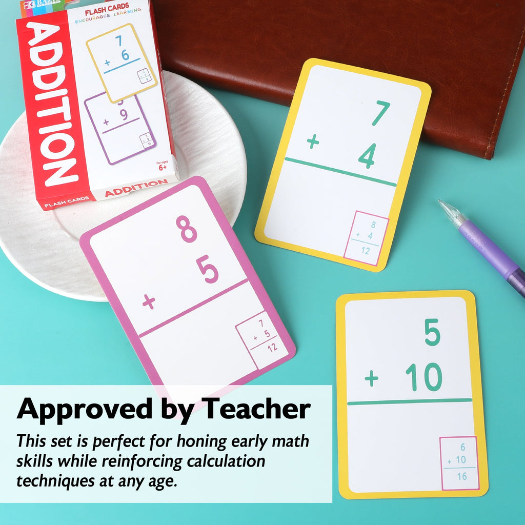 BAZIC Addition Flash Cards (36/Pack)