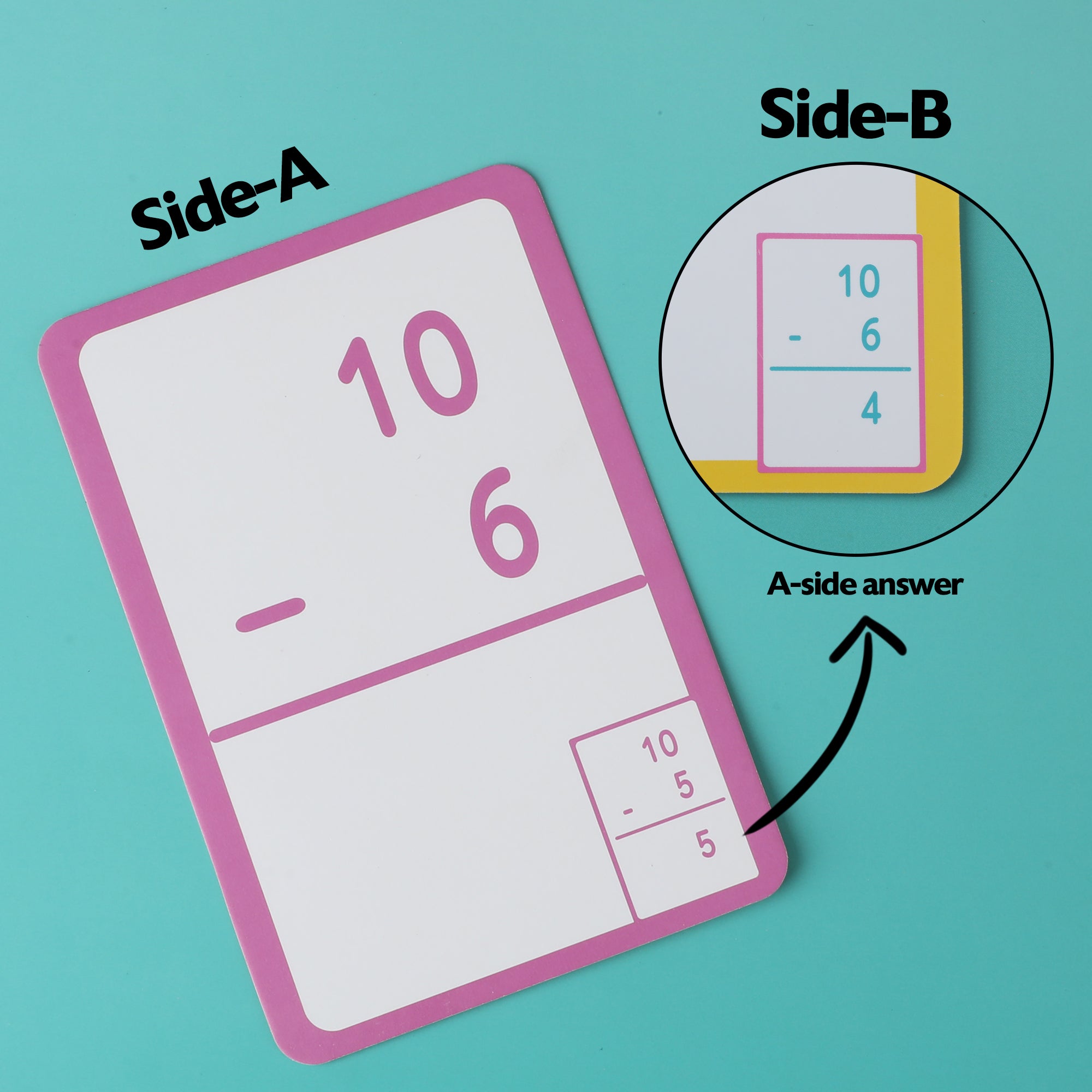 BAZIC Subtraction Flash Cards (36/Pack)