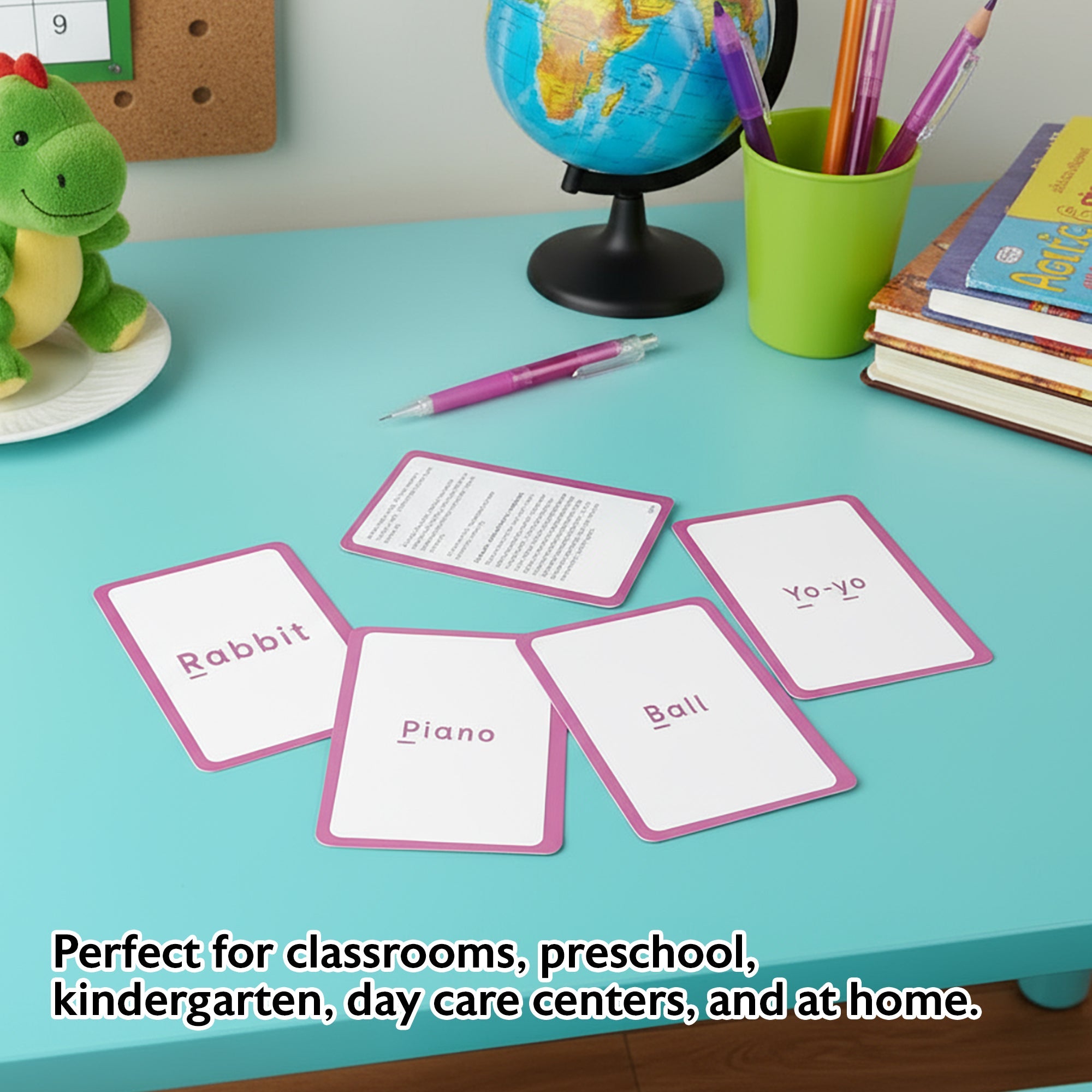 BAZIC Alphabet Preschool Flash Cards (36/Pack)