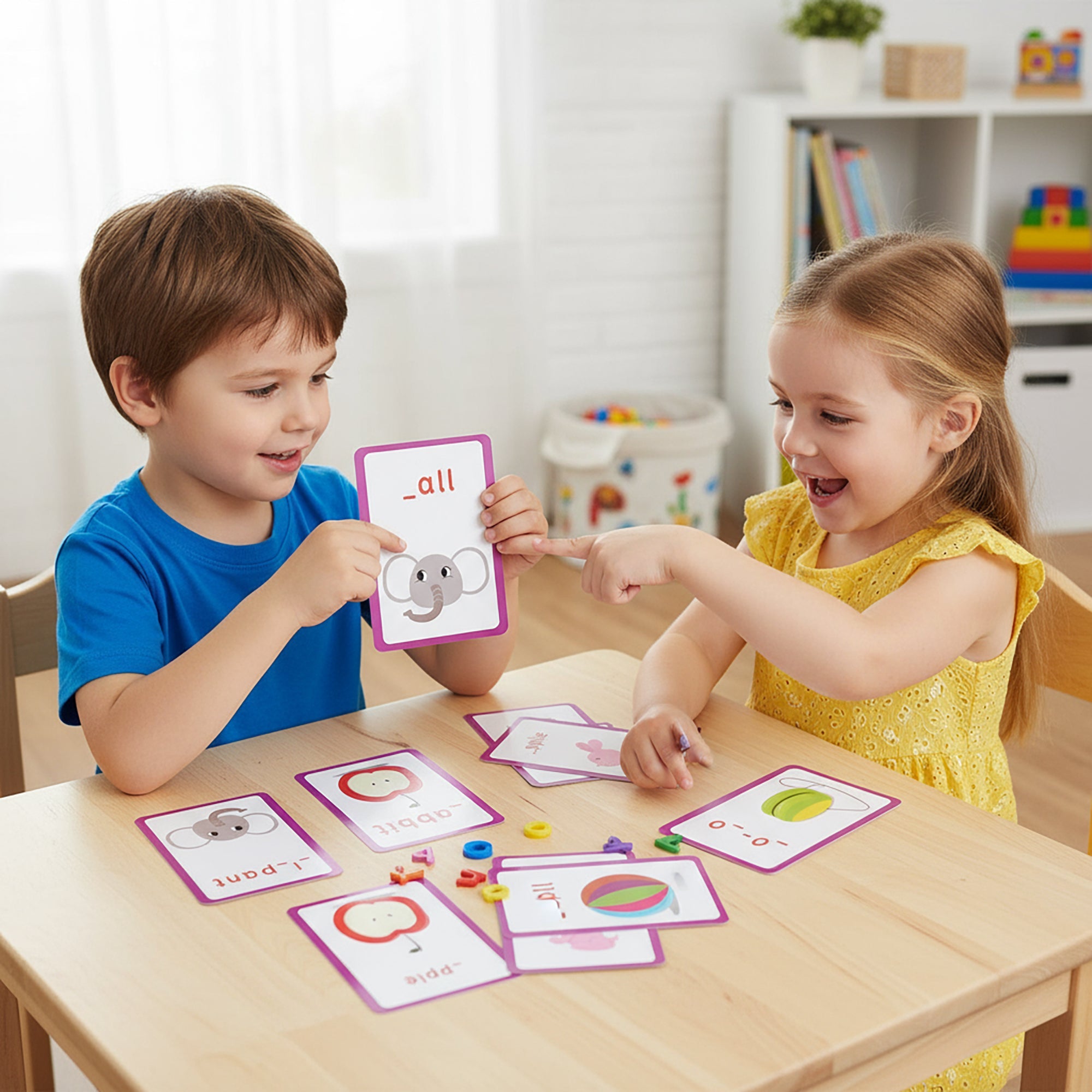 BAZIC Alphabet Preschool Flash Cards (36/Pack)