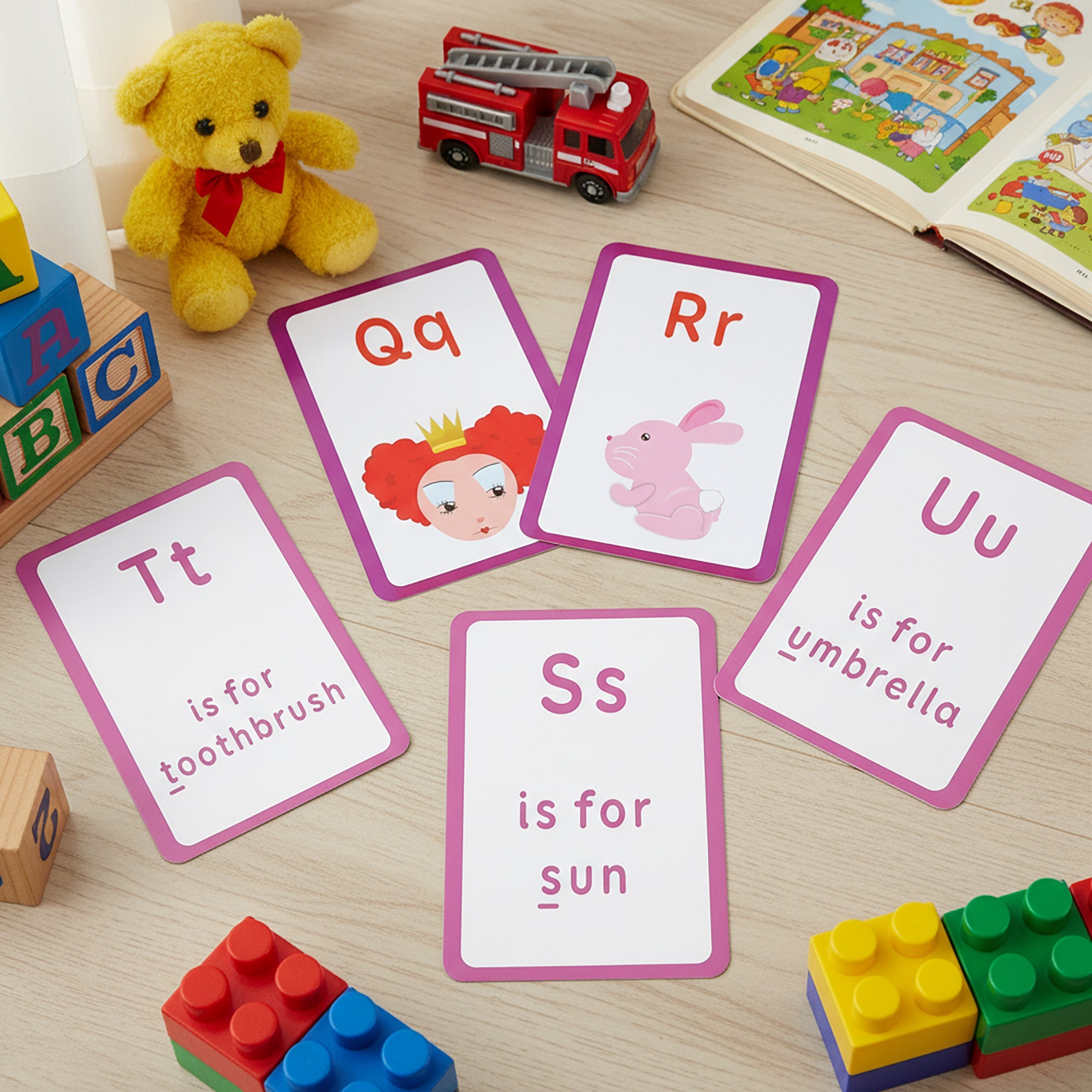 BAZIC Alphabet Preschool Flash Cards (36/Pack)