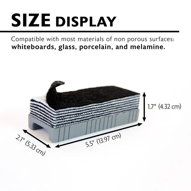 Bazic Felt Whiteboard Eraser