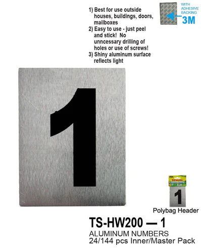 Aluminum Number ("1")