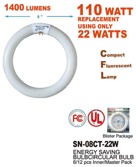 Circular Energy Saving Bulb (8 inch)