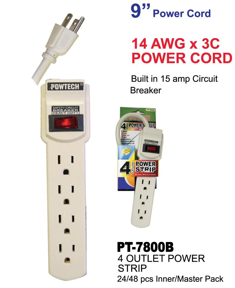 4 Outlet Power Strip