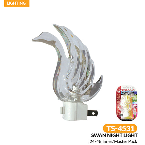 UL Clear Swan Night Light