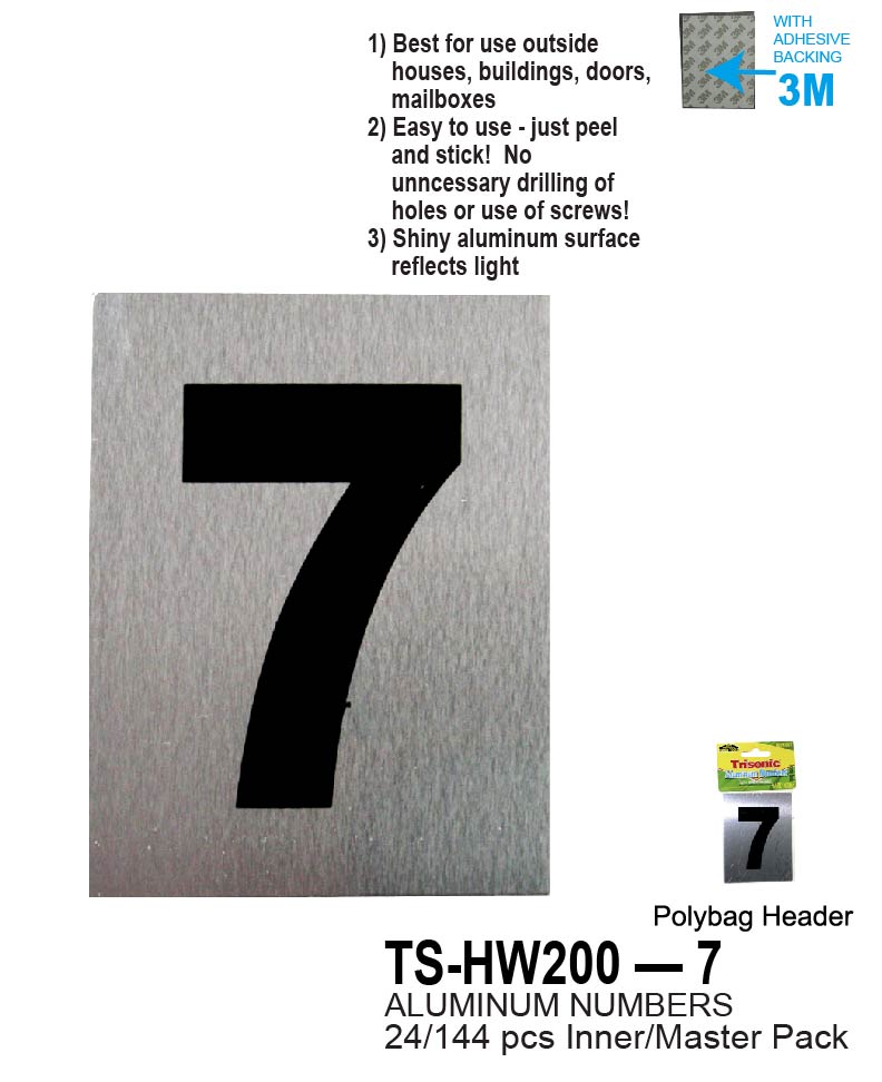 Aluminum Number (7")"