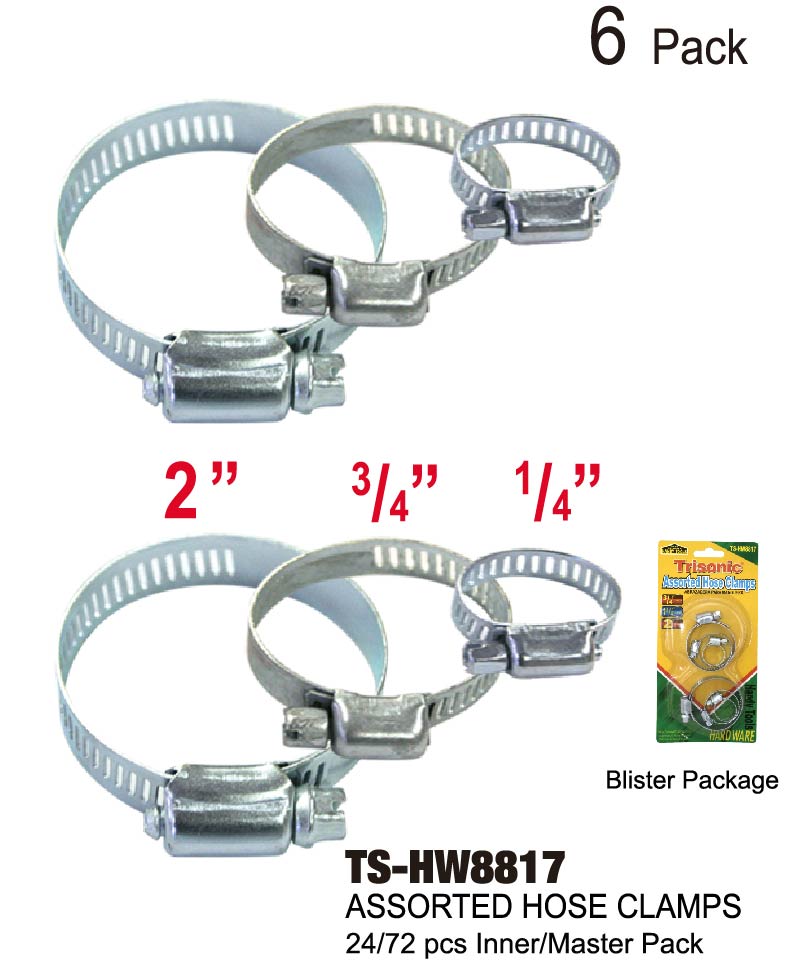 Medium Assorted Hose Clamps