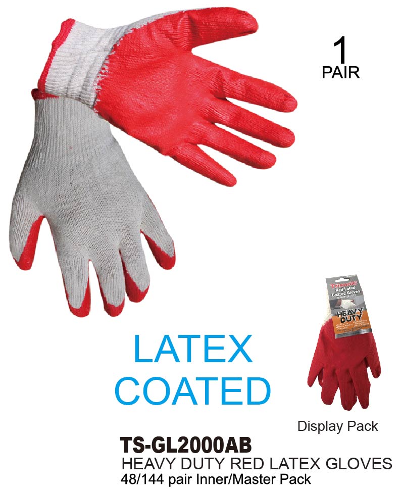 Red Latex Gloves