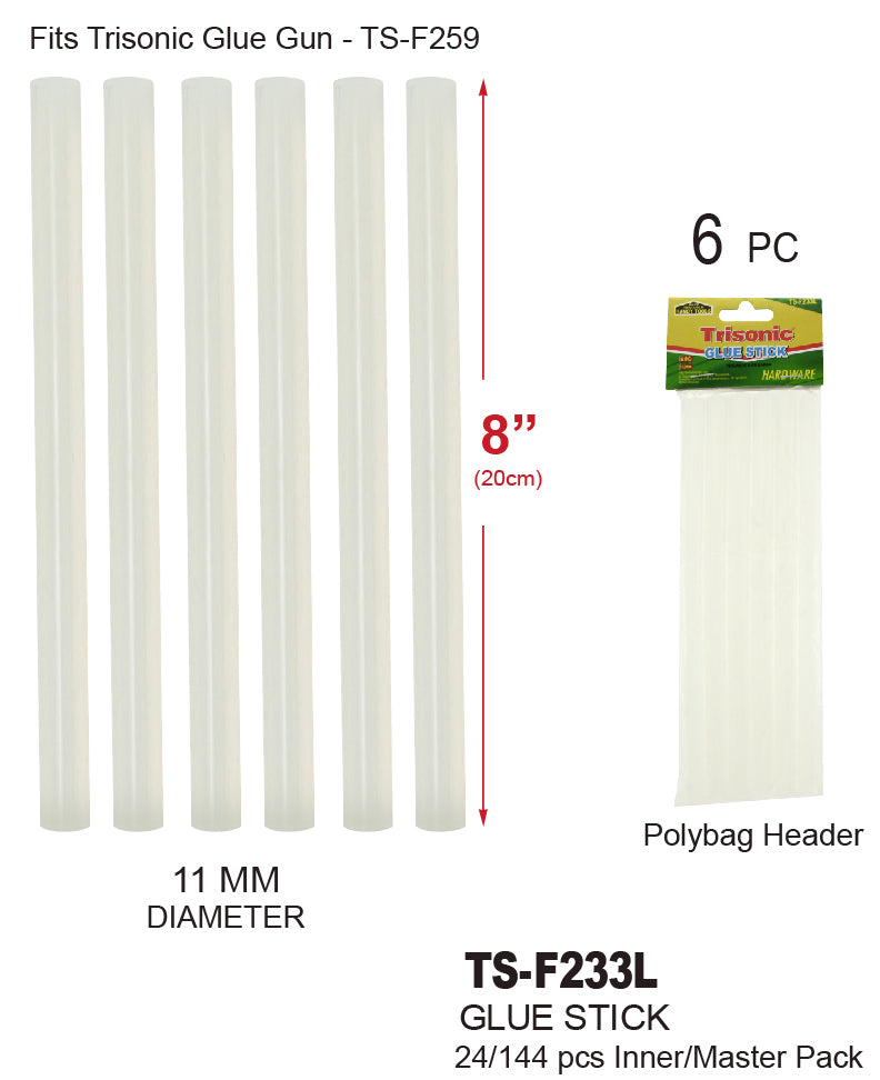 Long Thick Glue Sticks (6pcs)