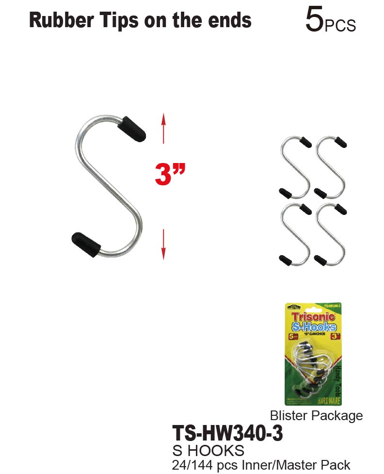 S Hooks (3)"