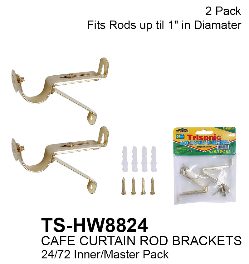 Cafe Curtain Rod Brackets