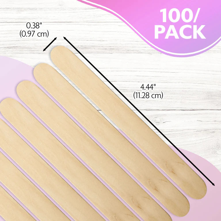 BAZIC Natural Craft Stick (100/Pack)