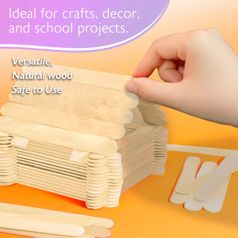 BAZIC Jumbo Natural Craft Stick (50/Pack)