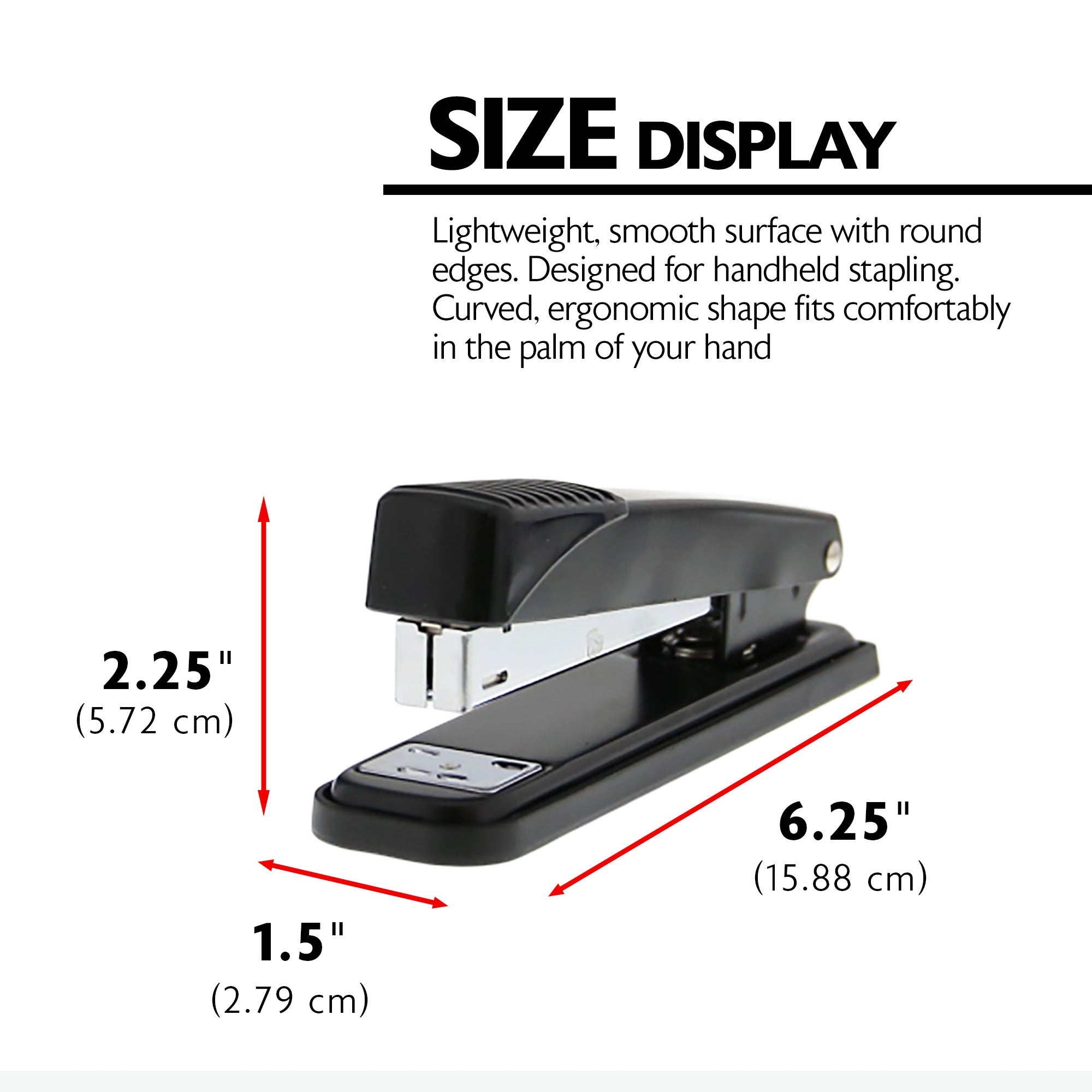 BAZIC Metal Full Strip Stapler
