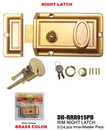 Brass Rim Night Latch