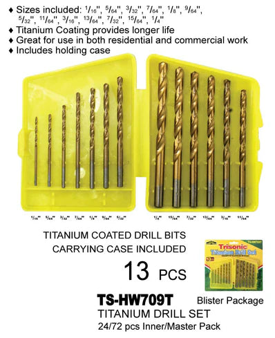 Titanium Drill Set