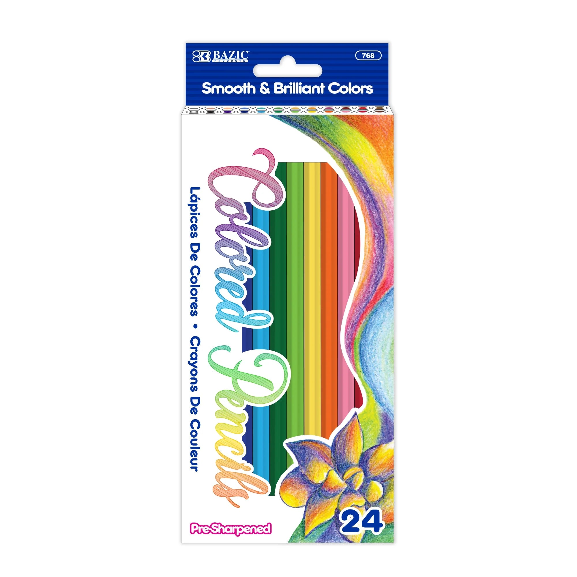 BAZIC 24 Colored Pencils