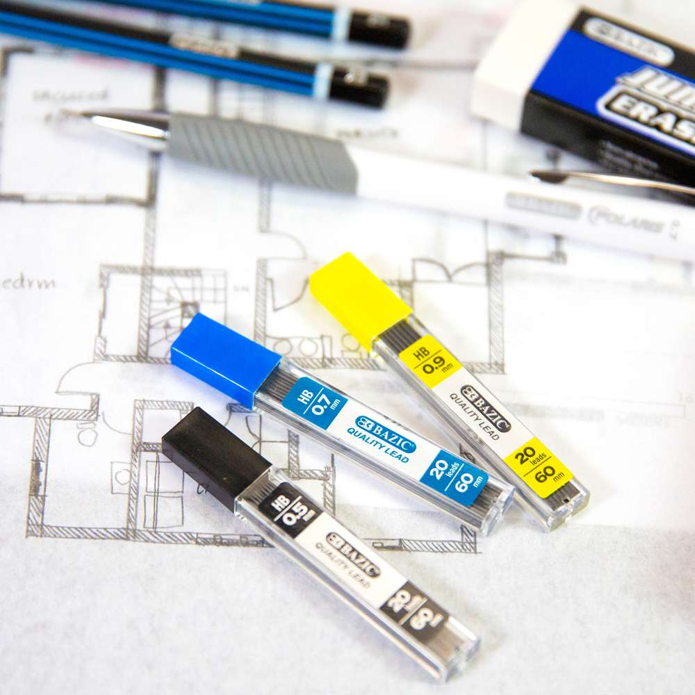 BAZIC 20 Ct. 0.5 mm Mechanical Pencil Lead