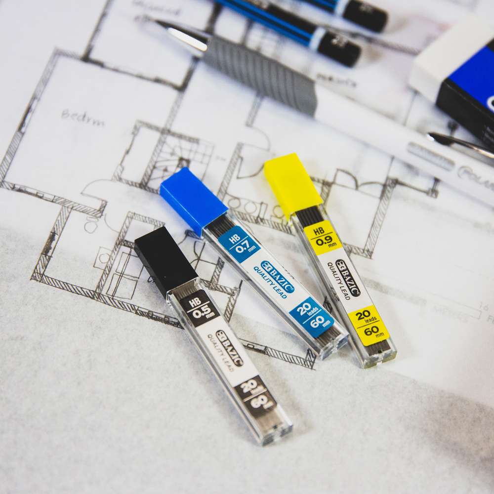 BAZIC 20 Ct. 0.5 mm Mechanical Pencil Lead