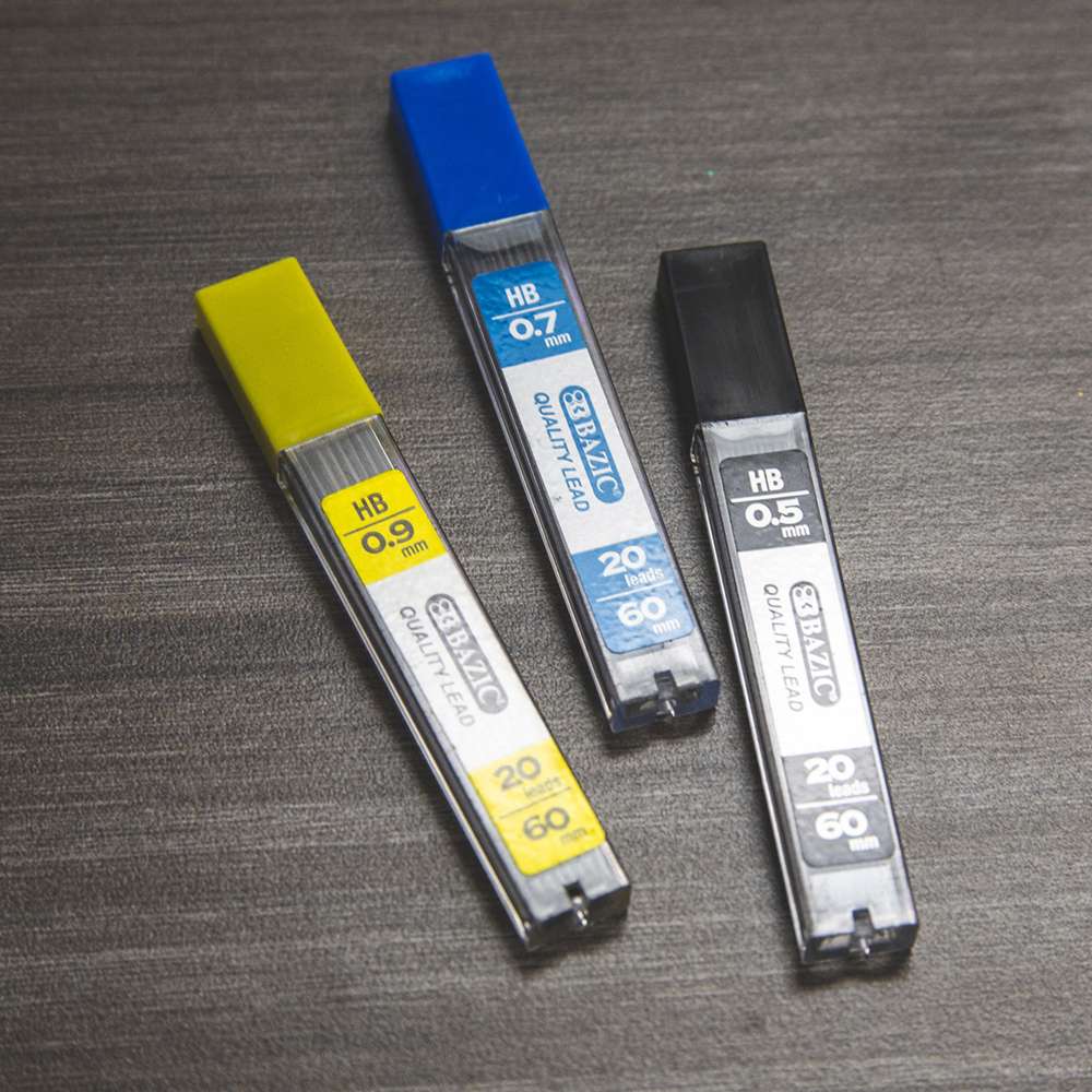 BAZIC 20 Ct. 0.5 mm Mechanical Pencil Lead