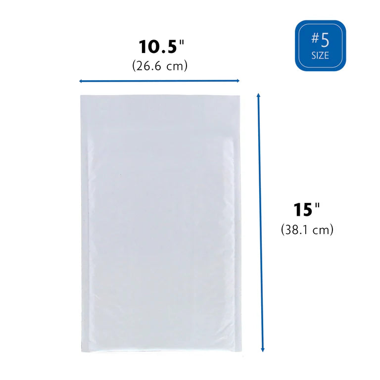 BAZIC 10.5" x 15" (#5) Poly Bubble Mailer 2pk