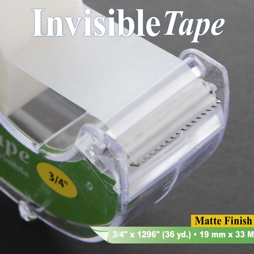 BAZIC Invisible Tape w/ Dispenser