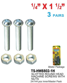 Round Machine Screws (1.5")