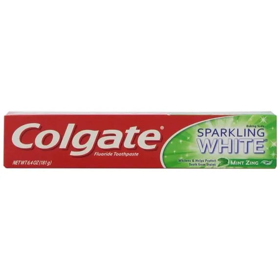 Colgate Sparkling White Mint Zing - 6.4 oz