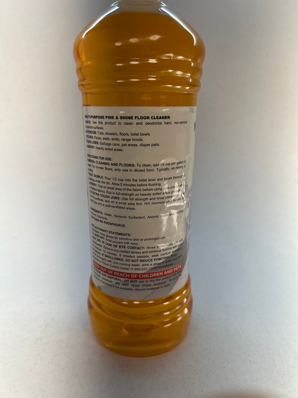 House Care Pine & Shine Floor Cleaner Orange Scent