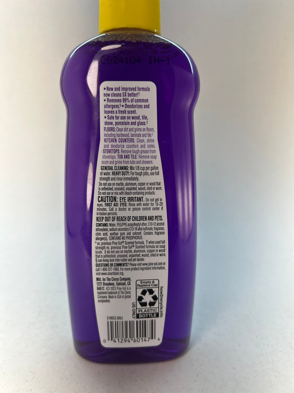 Pine-Sol Multi-Surface Cleaner 2x Concentrated, Lavender Clean Scent - 14 oz