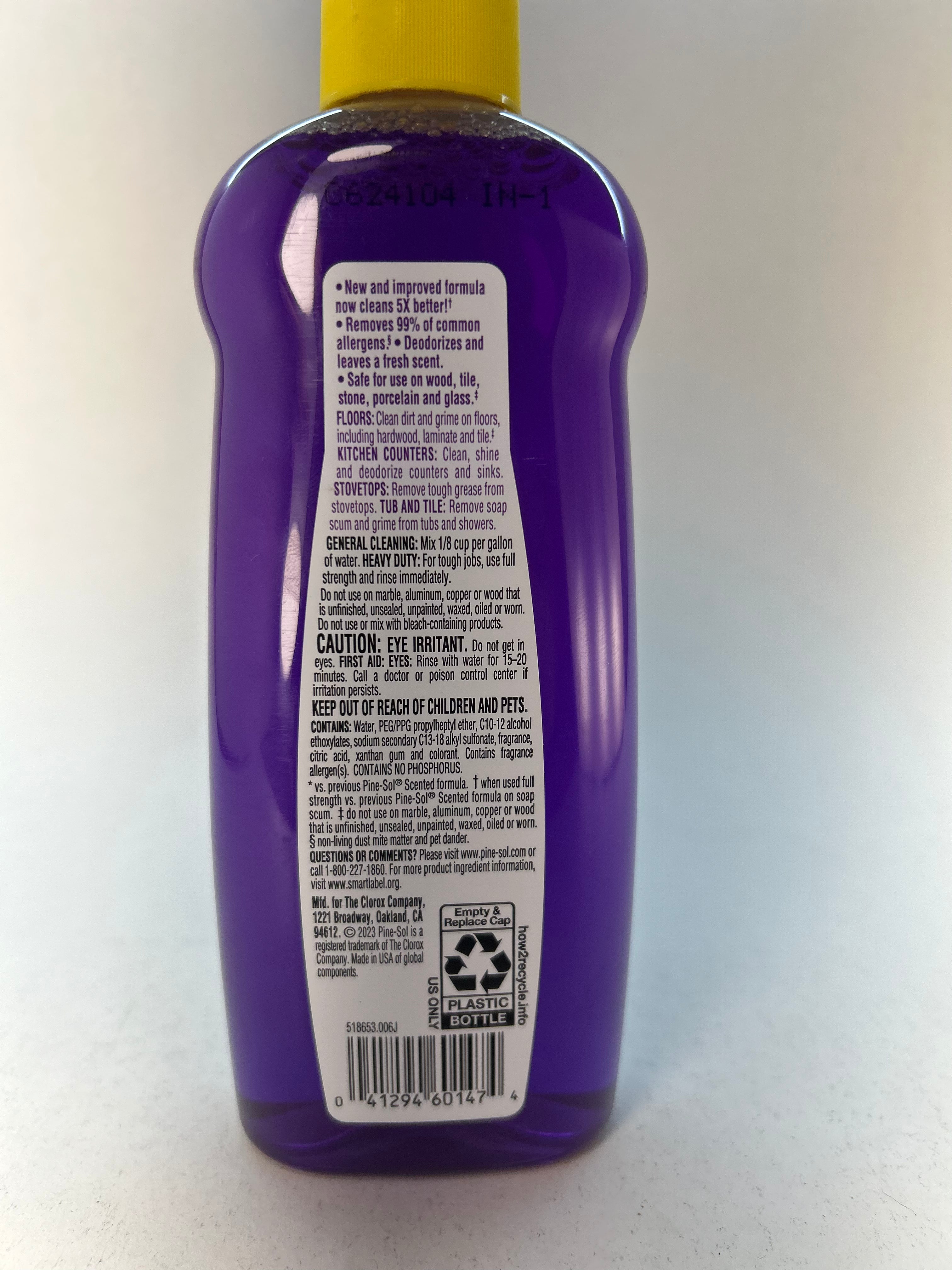 Pine-Sol Multi-Surface Cleaner 2x Concentrated, Lavender Clean Scent - 14 oz