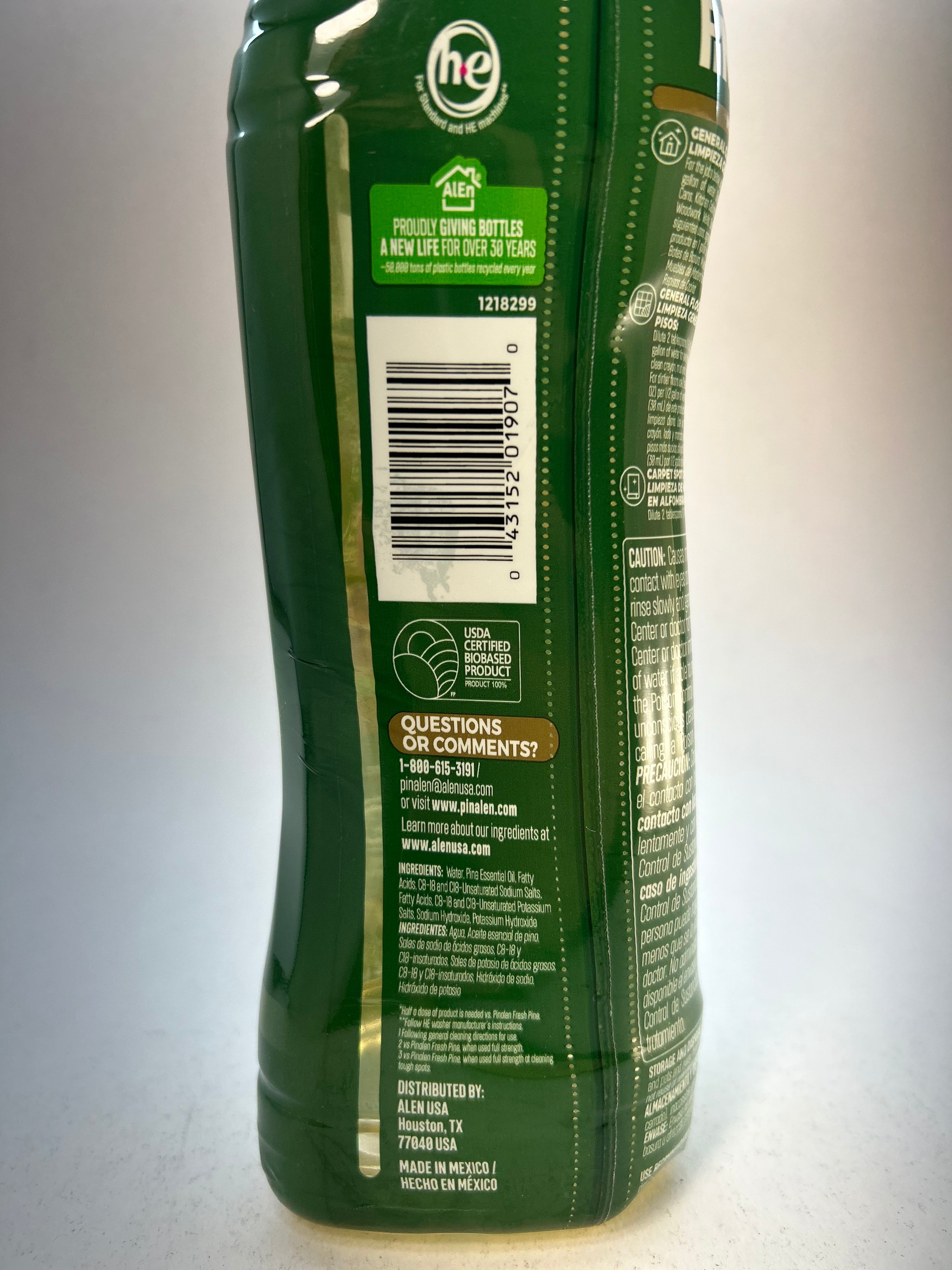 Pinalen Fresh Pine Multi-Purpose Cleaner 2x Concentrate - 28 fl oz