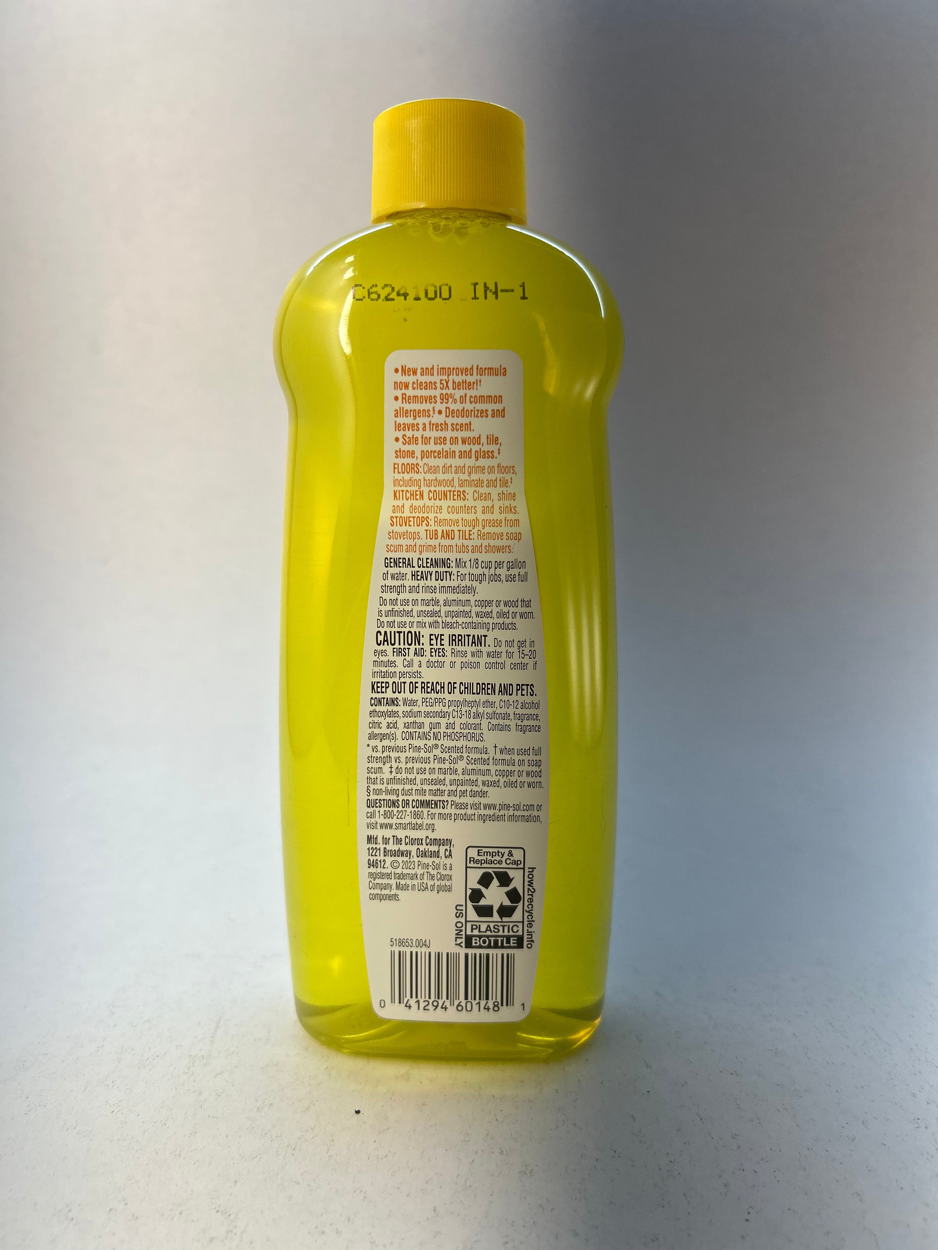 Pine-Sol Multi-Surface Cleaner 2x Concentration, Lemon Fresh Scent - 14 oz