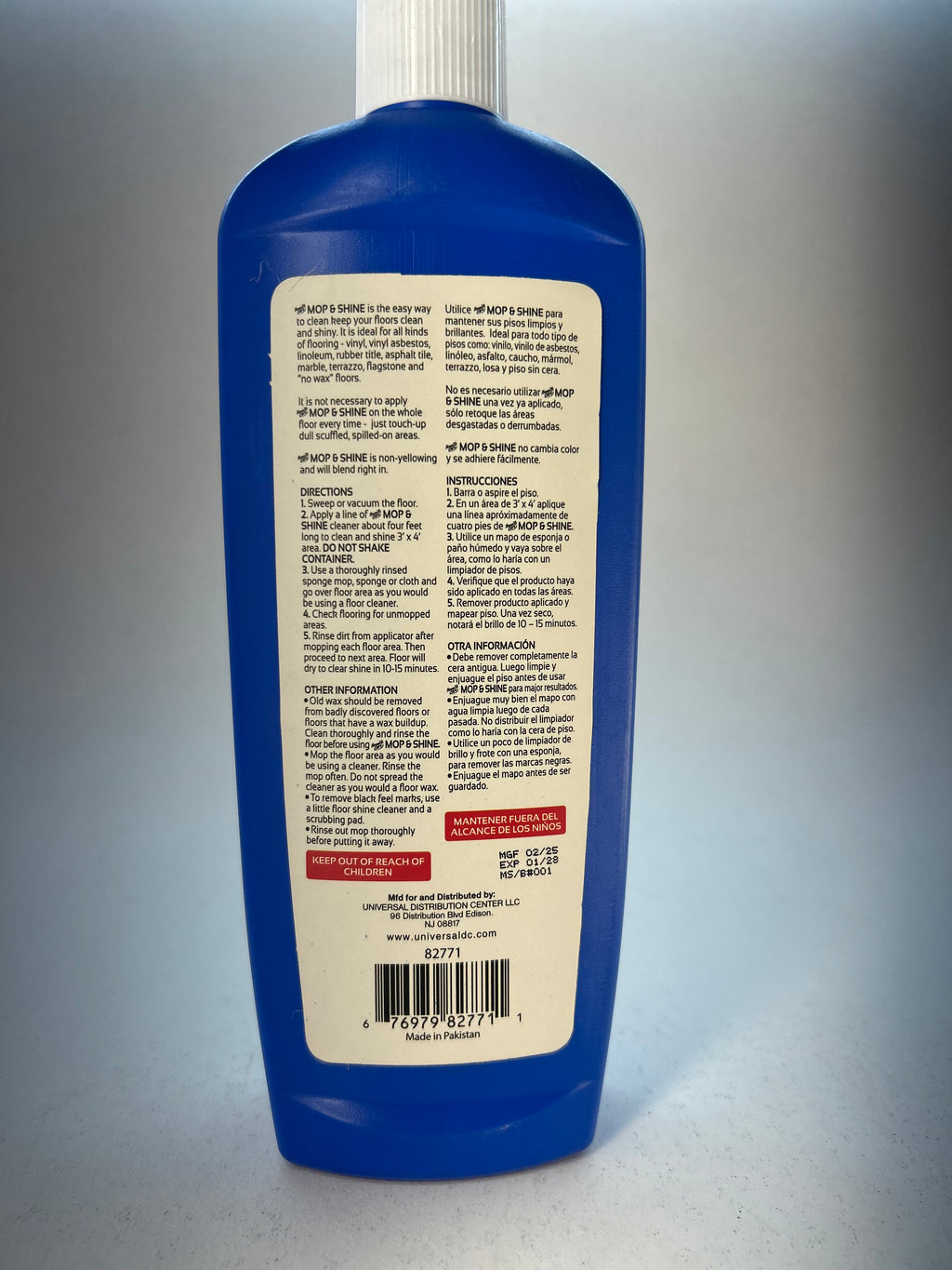 House Care Mop & Shine Floor Cleaner- 16fl oz