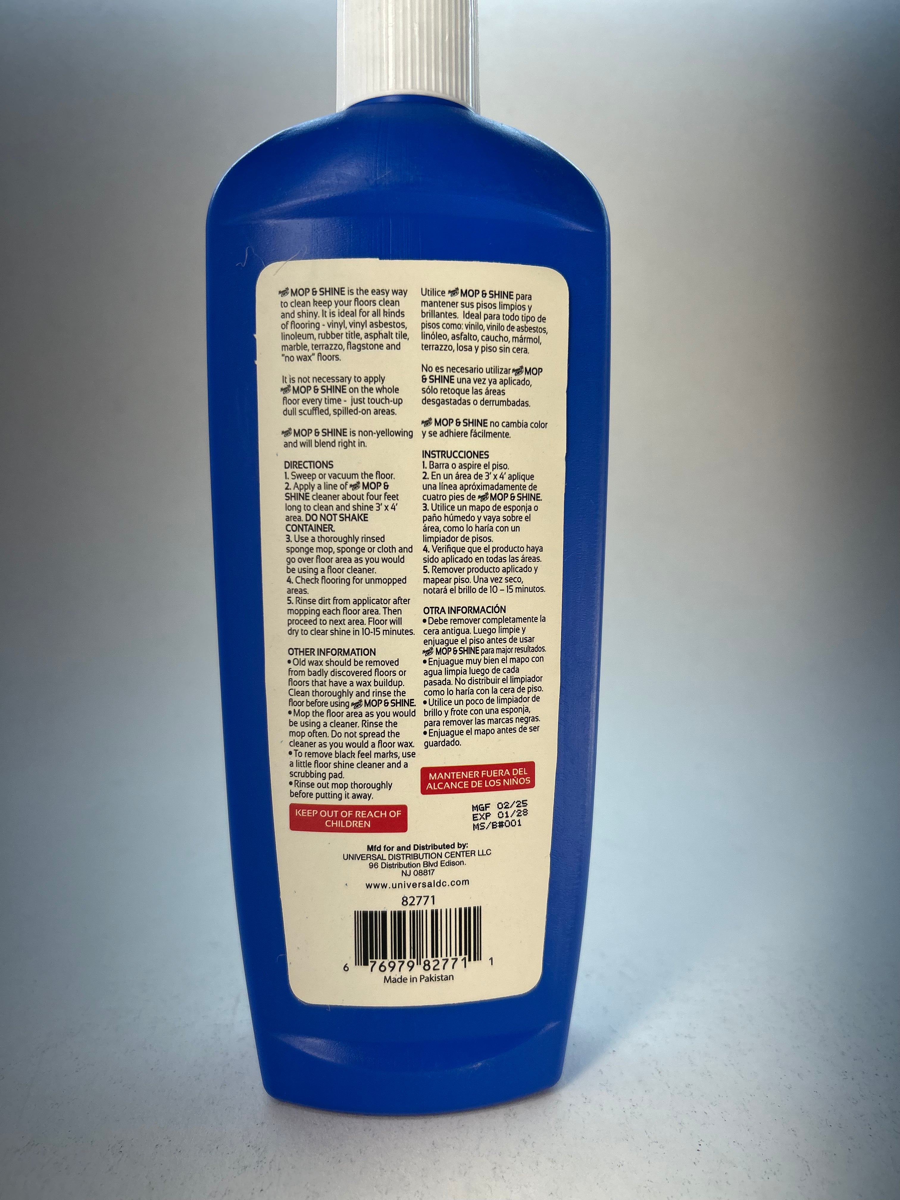 House Care Mop & Shine Floor Cleaner- 16fl oz