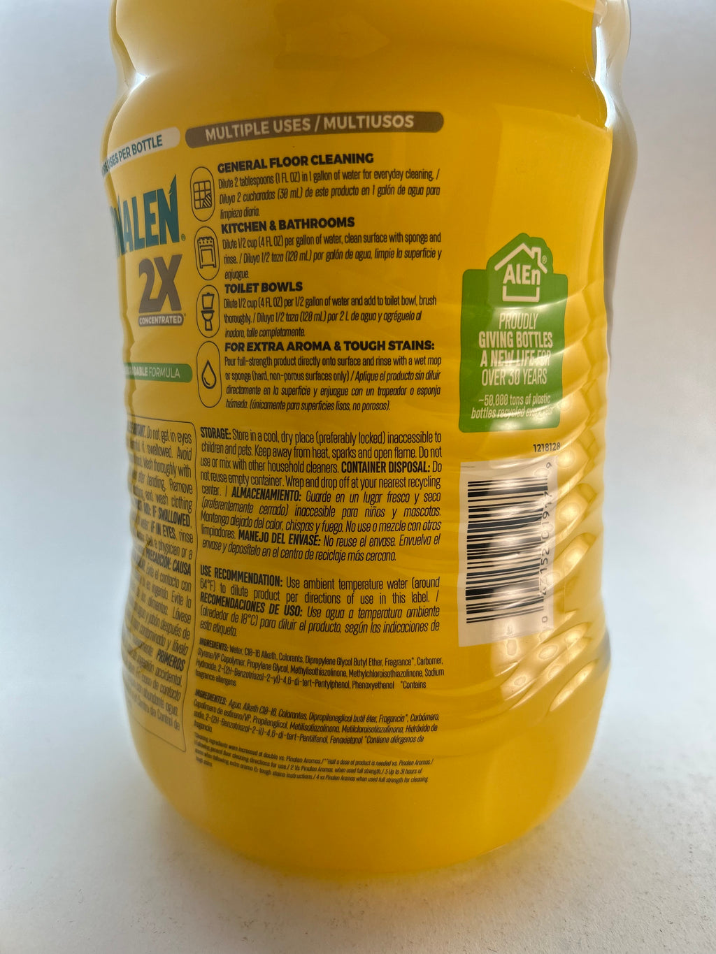 Pinalen Lemon Lift Multi-Purpose Cleaner 2x Concentration - 108 fl oz