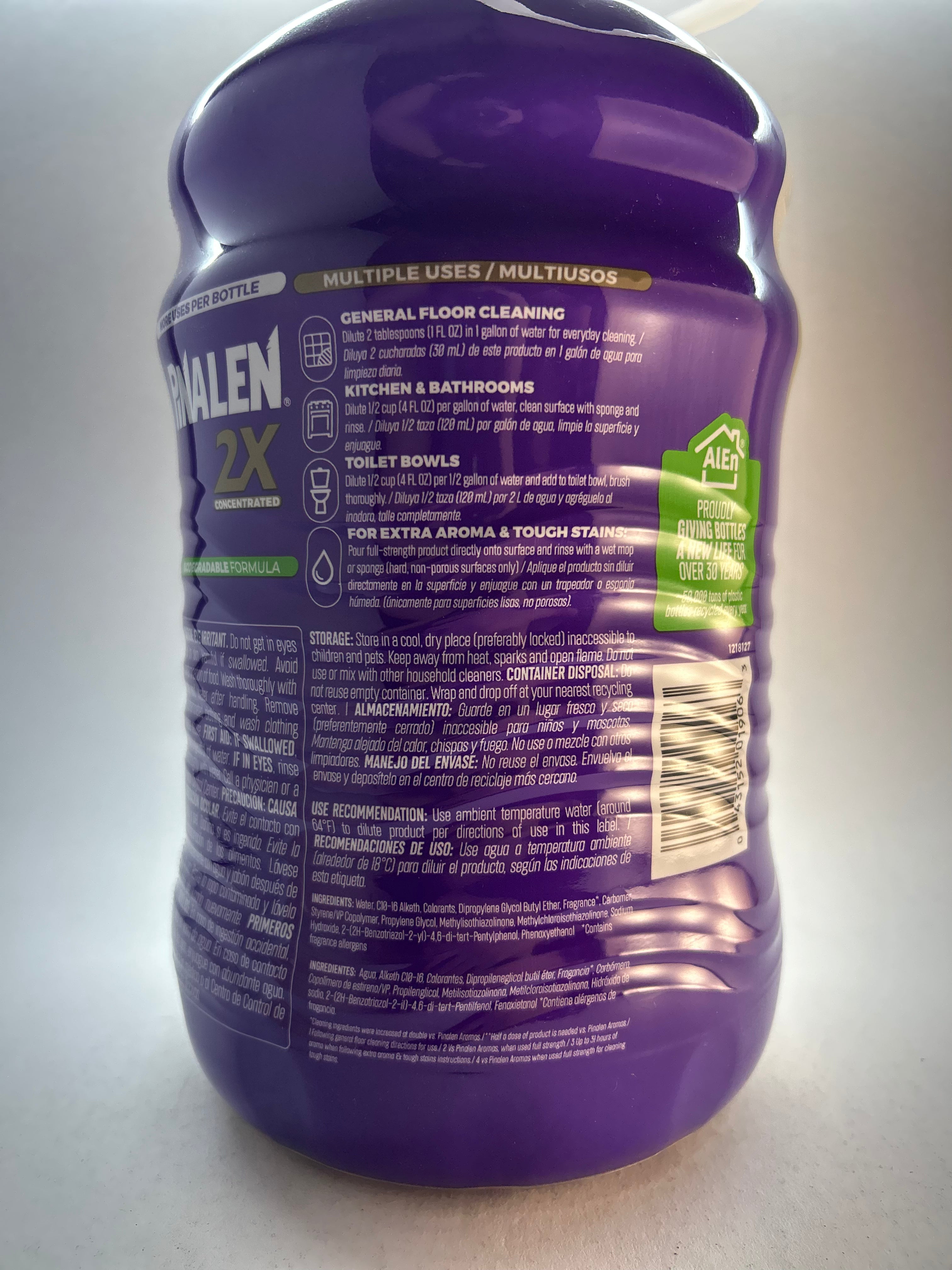 Pinalen Lavender Soothe  Multi-Purpose Cleaner 2x Concentration - 108 fl oz