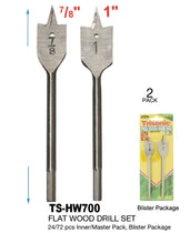 Flat Wood Drill Set