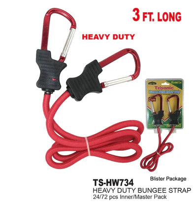 Heavy Duty Bungee Strap with Hooks