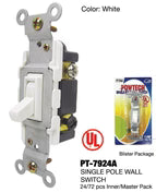 Single Pole UL Wall Switch